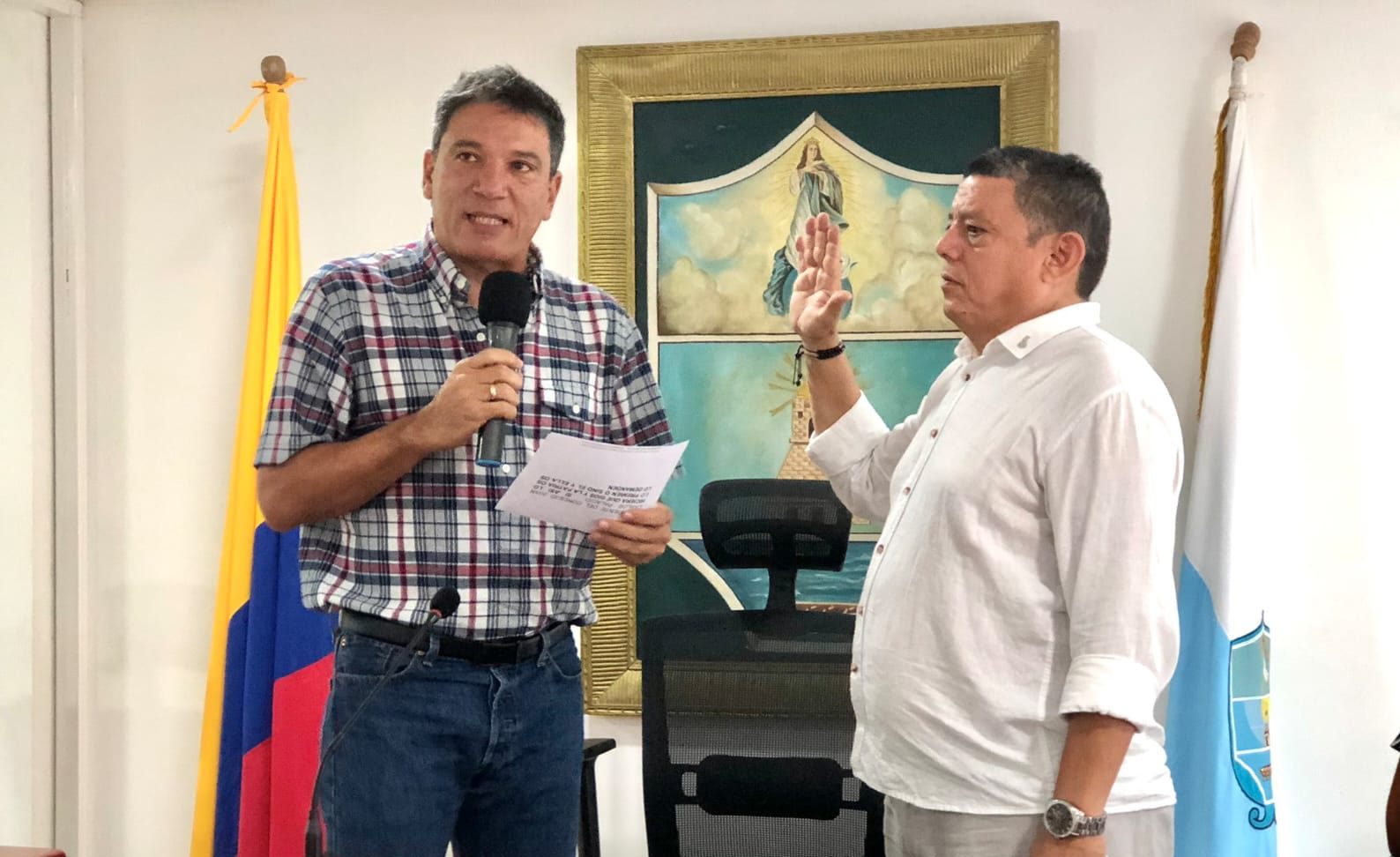 <br>Darío Linero, actor, declamador, gestor, abogado, político, secretario del Concejo y papá Noel  