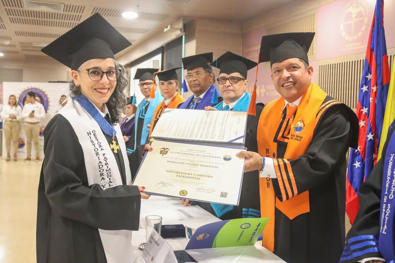 María José Pizarro: Es una nueva  ‘graduada’ de   UNIMAGDALENA
