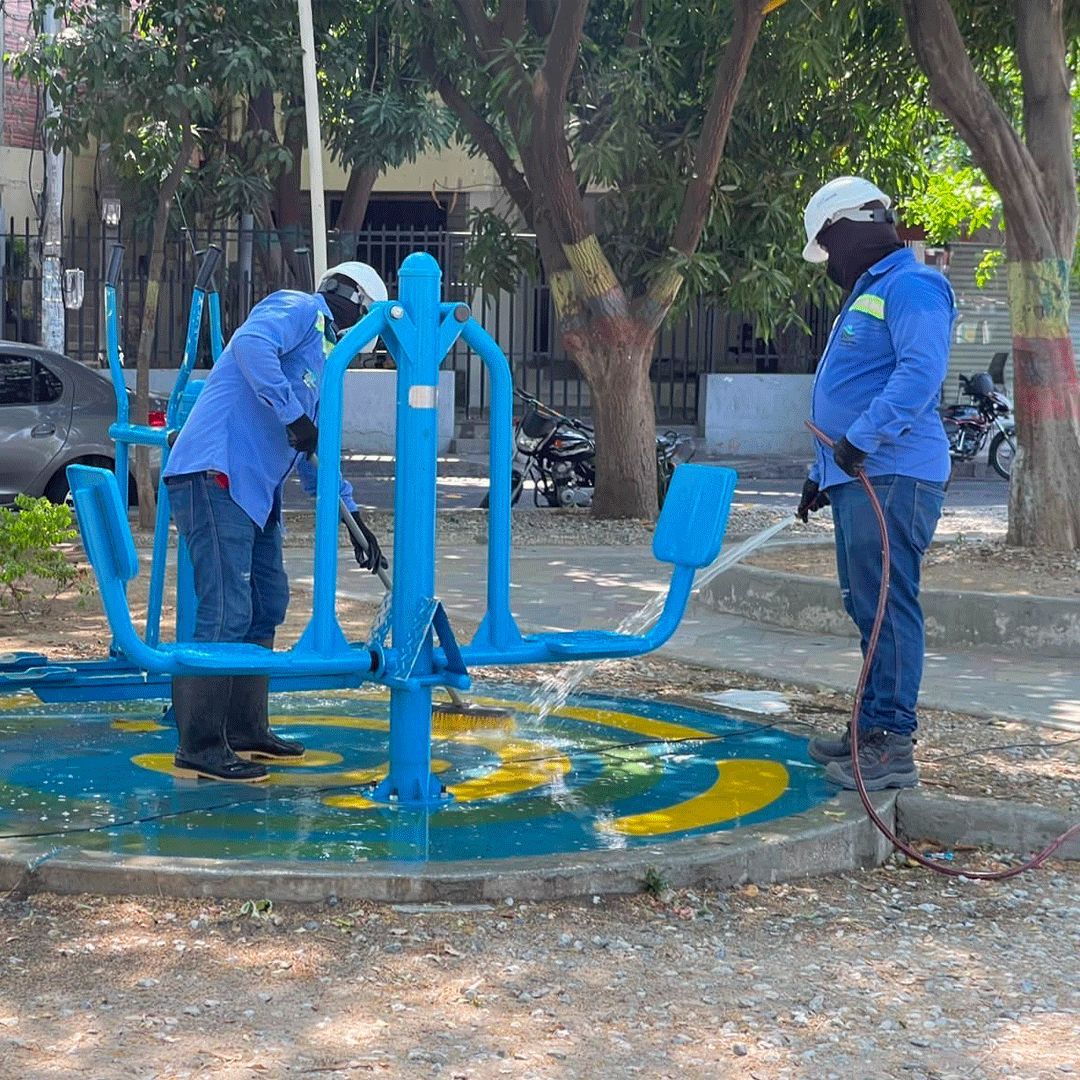 Amoblamiento Urbano: Vigía de la salud de los parques de Santa Marta