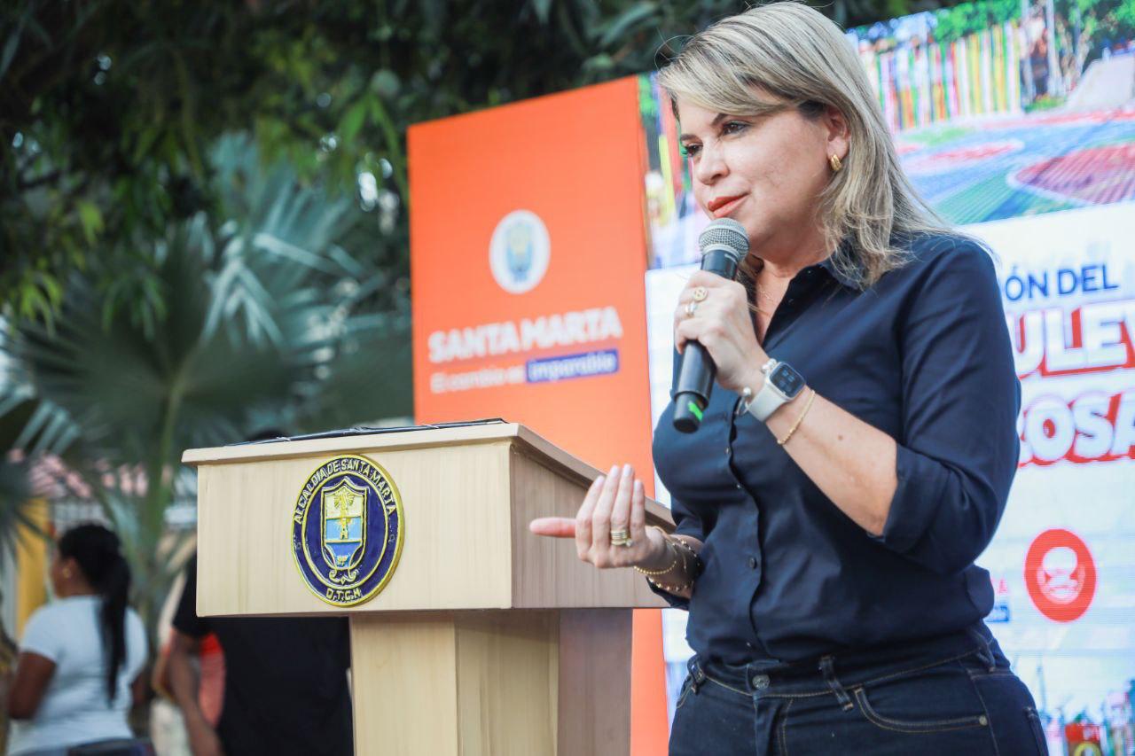 “Parque Boulevard de las Rosas, una muestra más del Cambio: Virna Johnson