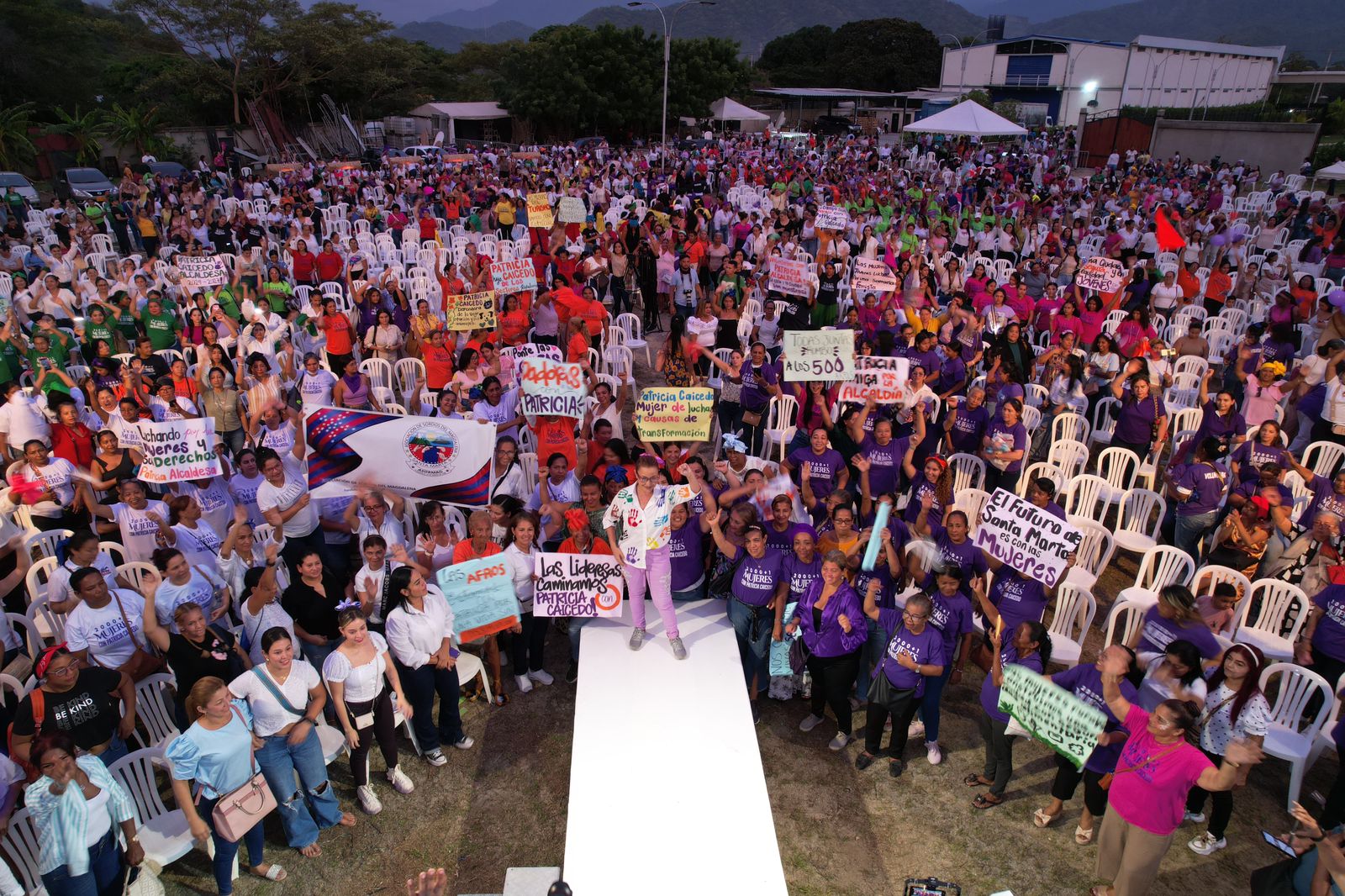 Patricia Caicedo y su juntanza de mujeres puro amor a Santa Marta