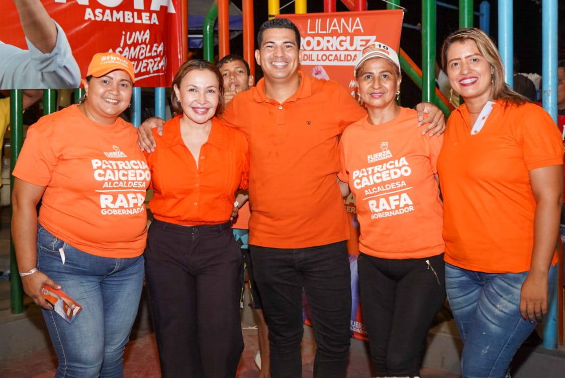 Residentes del sector La Lucha dijeron al unísono: ¡El cambio sigue!