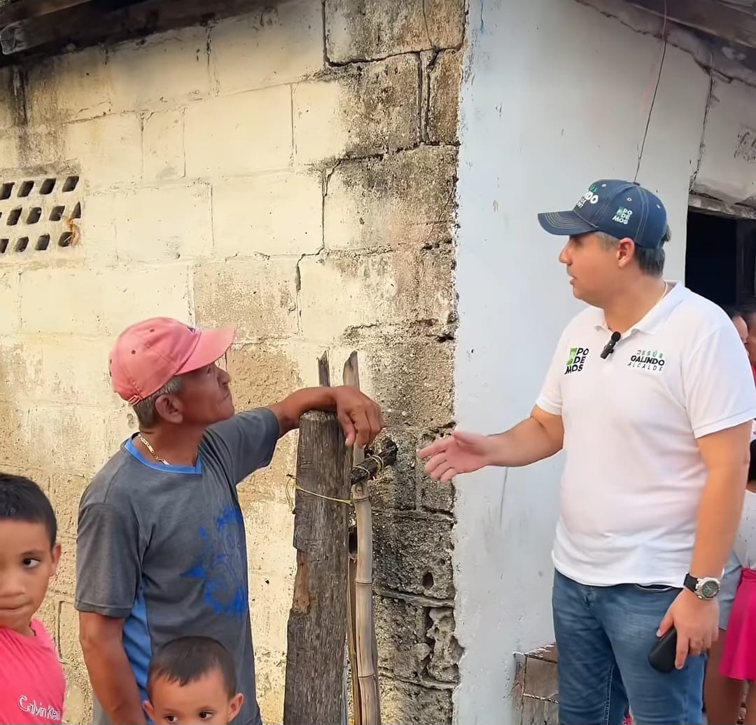 Jesús Galindo, se abre paso con su puerta a puerta