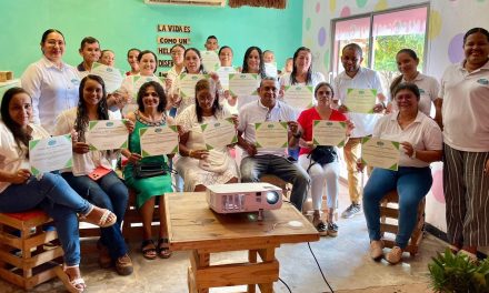 En El Piñón CORPAMAG y el SENA certifican la primera promoción en tratamiento primario de residuos sólidos
