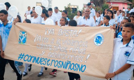 El Retén en gracia de Dios, marchó por la vida, la paz y contra la violencia