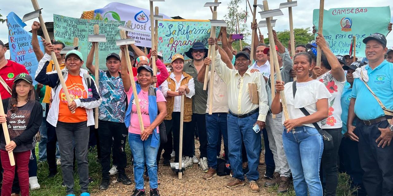 De acuerdo a la UGT campesinos del Magdalena recibieron más de 10 mil hectáreas de tierra en el año 2024