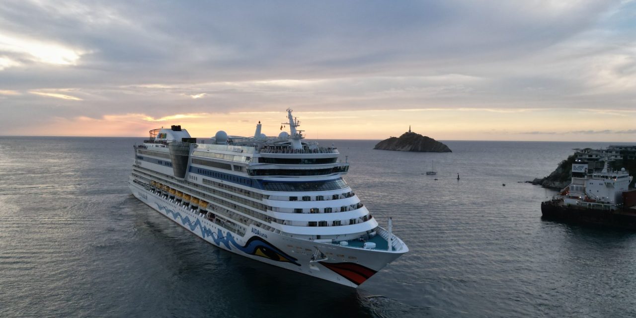 Aidaluna, el Crucero que dio el primer toque a puerto samario en el 2025