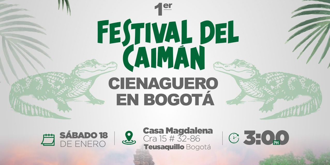 Gobernador Martínez lleva a Bogotá el Caimán Cienaguero
