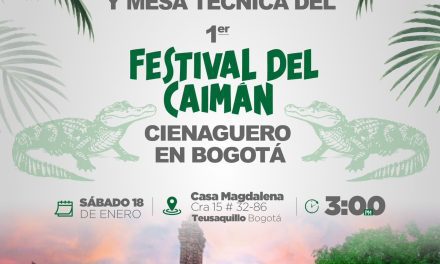 Gobernador Martínez lleva a Bogotá el Caimán Cienaguero