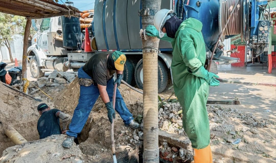 Gobierno Galindo mete mano al sistema de alcantarillado, para una mejor calidad de vida