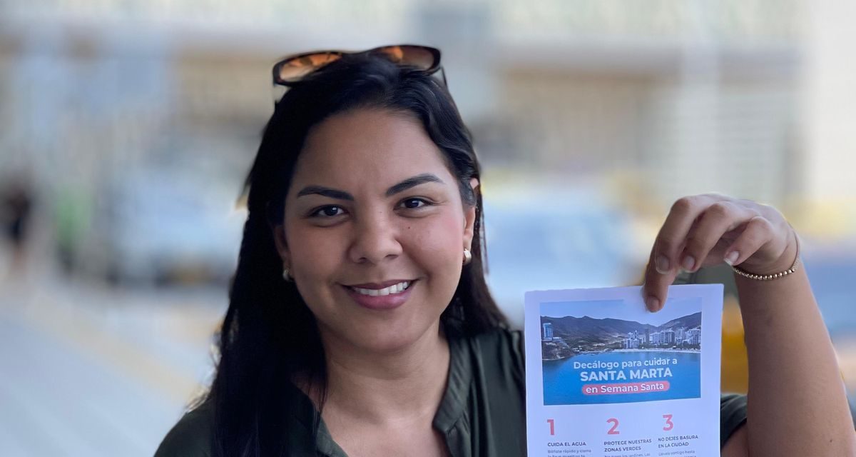 “Entre todos podemos aportar al orden y el cuidado de Santa Marta”: Alejandra Santos