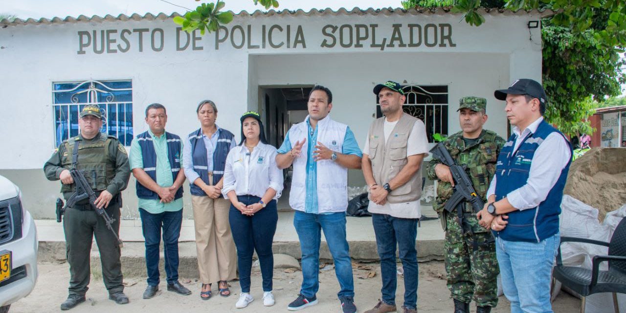 Gobierno llega a Soplador para alentar a sus habitantes: Aquí no volverá habitar la violencia y el terror