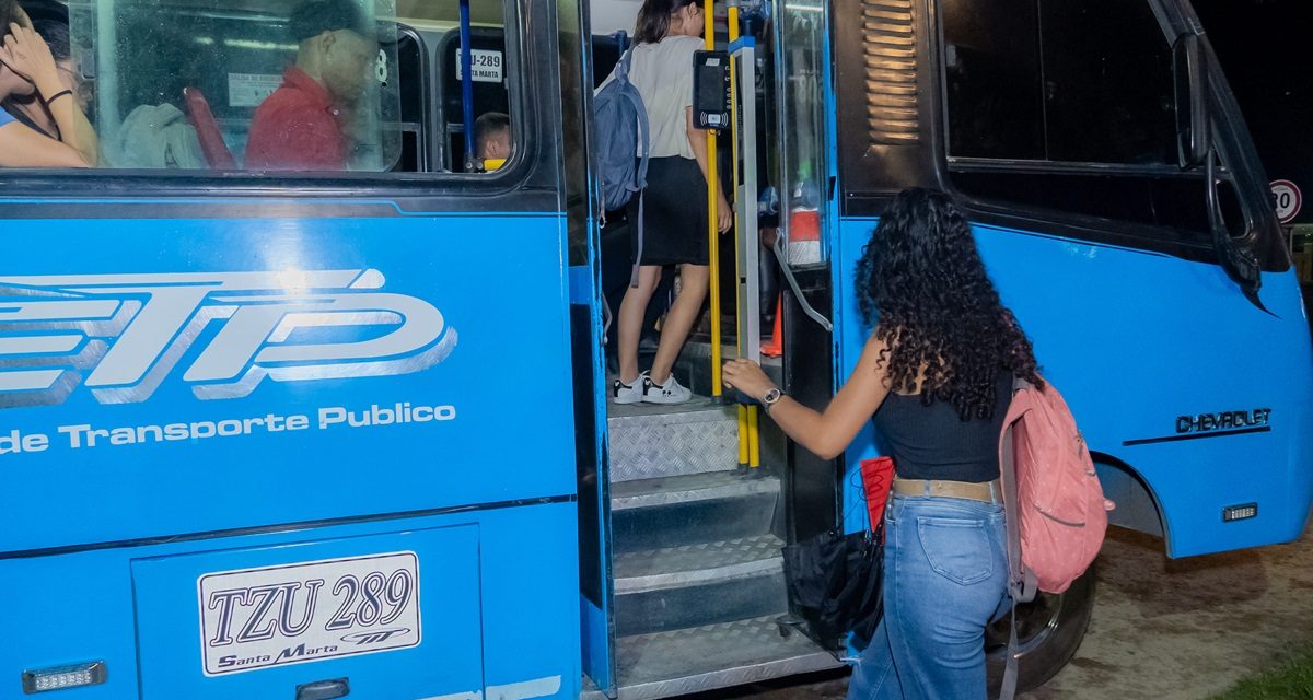 Ruta universitaria bate récord de movilidad ciudadana, un año después van más de 5.000 samarios por días