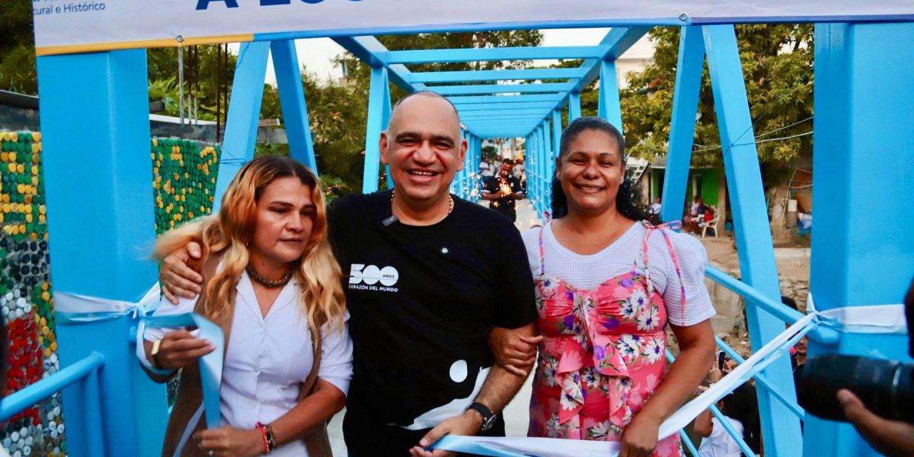 ¡Alegría en Villa Leidy! Inauguran puente peatonal que beneficia a más de 1.200 personas