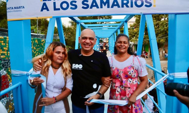 ¡Alegría en Villa Leidy! Inauguran puente peatonal que beneficia a más de 1.200 personas