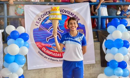 Este jueves continua la emoción en la IED Once de Noviembre, Feria 500 años Deportiva, Cultural y Turística