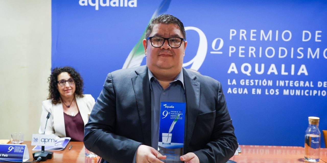 Reportaje colombiano recibe mención especial en el Premio de Periodismo AQUALIA