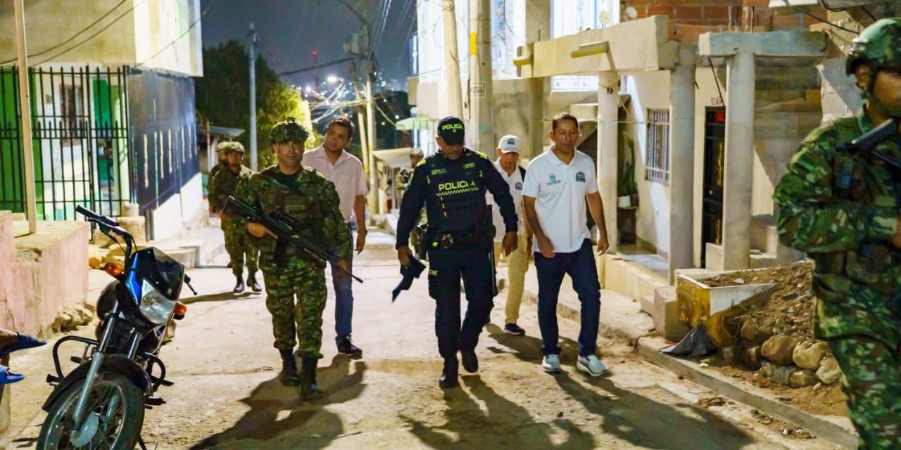 Alcaldía y Fuerza Pública intensifican presencia operativa en barrios del sur de Santa Marta