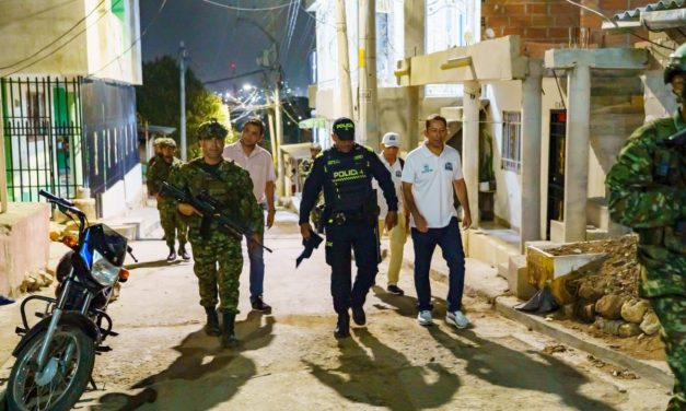 Alcaldía y Fuerza Pública intensifican presencia operativa en barrios del sur de Santa Marta