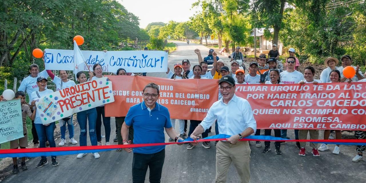 Urquijo el corregimiento que vio llegar por carretera el cambio