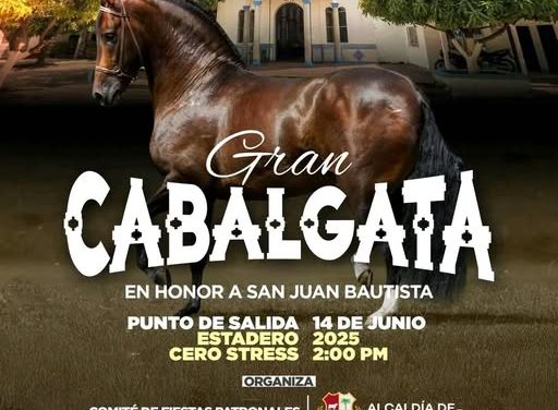 Este sábado 14 de junio Gran Cabalgata abrebocas de la fiesta a San Juan