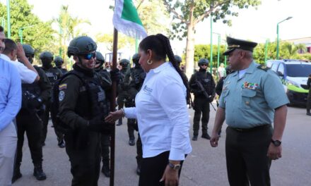 Gobernadora encargada se estrenó con el lanzamiento del Grupo de Operaciones Especiales-GOES-