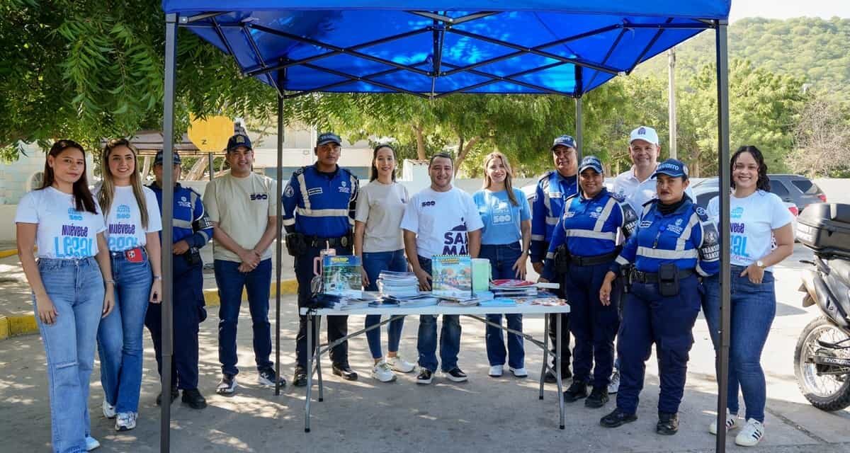 ‘Muévete Legal’: campaña de la Alcaldía y el SETP para transformar la movilidad de Santa Marta
