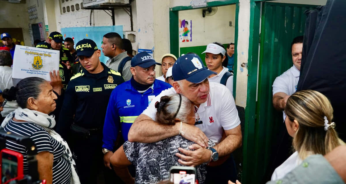 Después de la tempestad, la entrega masiva de ayudas humanitarias en Santa Marta