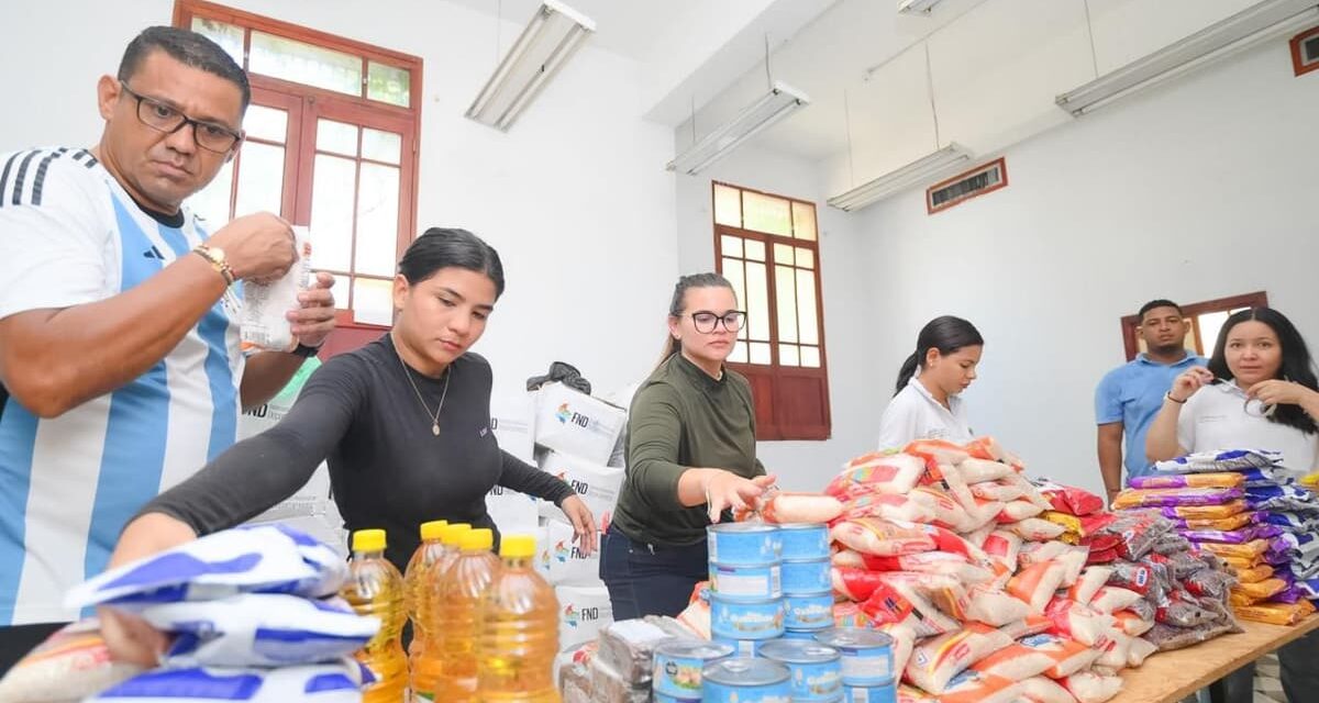 En el San Juan de Dios, Gobernación del Magdalena sigue recibiendo ayuda humanitaria para afectados por lluvias en Santa Marta y municipios del Departamento