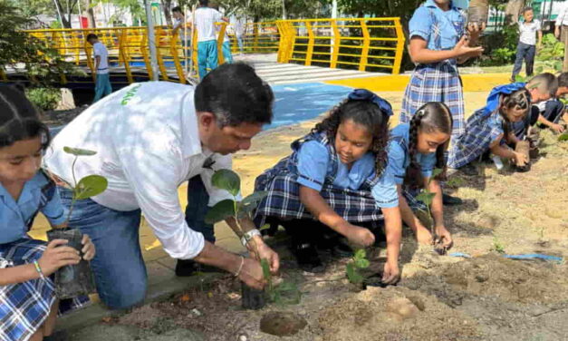 CORPAMAG vuelve a la siembra, mil arboles de uvita ya están plantados en el Parque Lineal Ambiental del río Manzanares