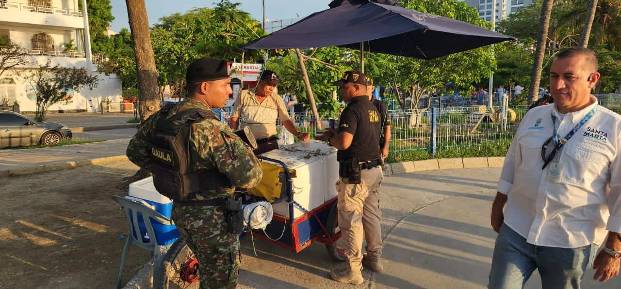 Lucha contra la extorsión 50/50 en el Distrito de Santa Marta