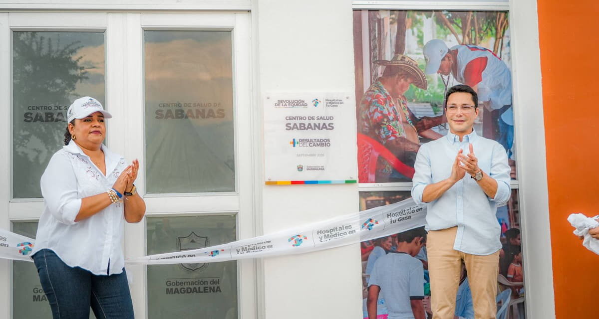 Décadas después, Sabanas volvió a ver una nueva social, tienen Centro de Salud
