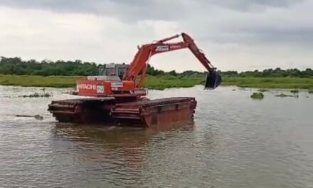 En la desembocadura del río Aracataca CORPAMAG inicia trabajo de remoción de sedimentos