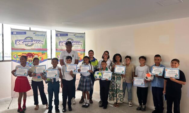 AQUALIA  premia el talento infantil que impulsa la sostenibilidad y el cuidado del agua en el Magdalena