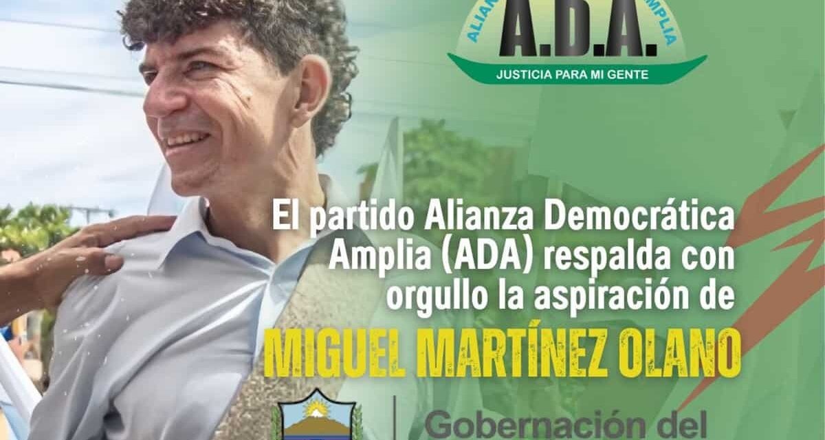 Miguel Martínez anuncia en sus redes que será candidato a la Gobernación