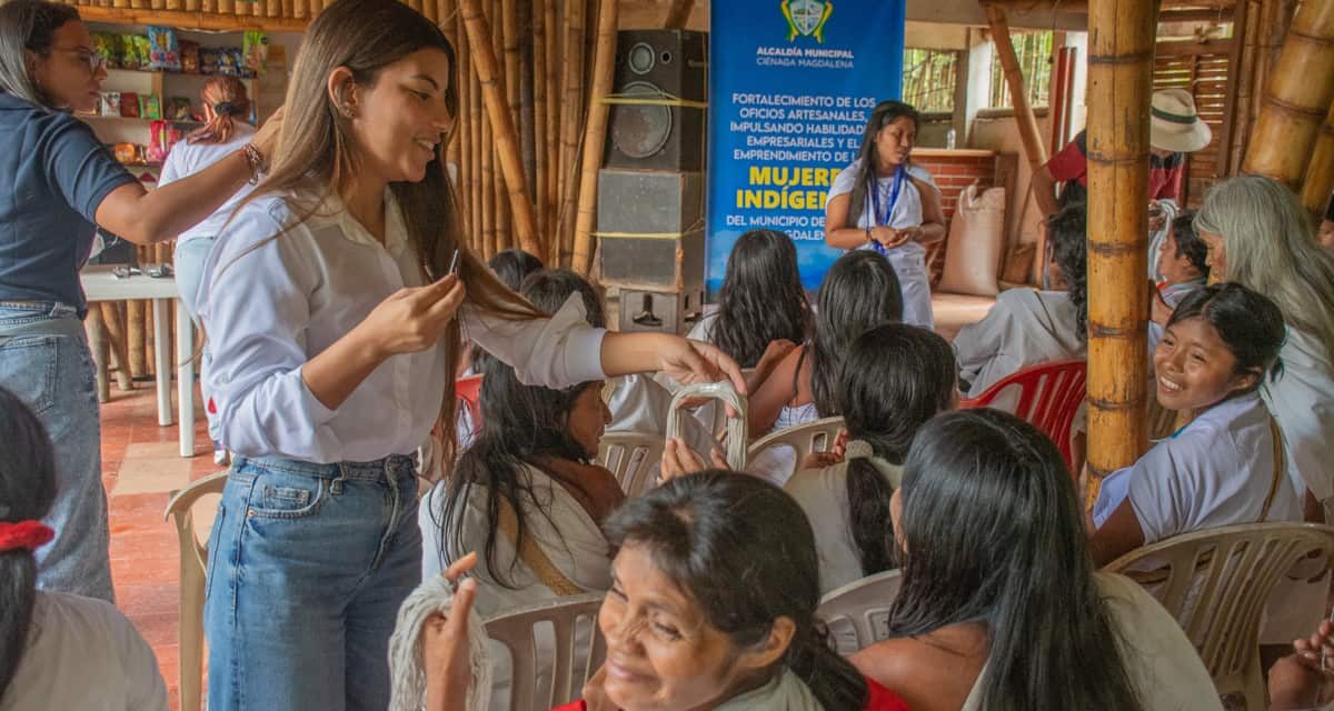En Ciénaga de la tradición al emprendimiento: Alcaldía impulsa a mujeres indígenas