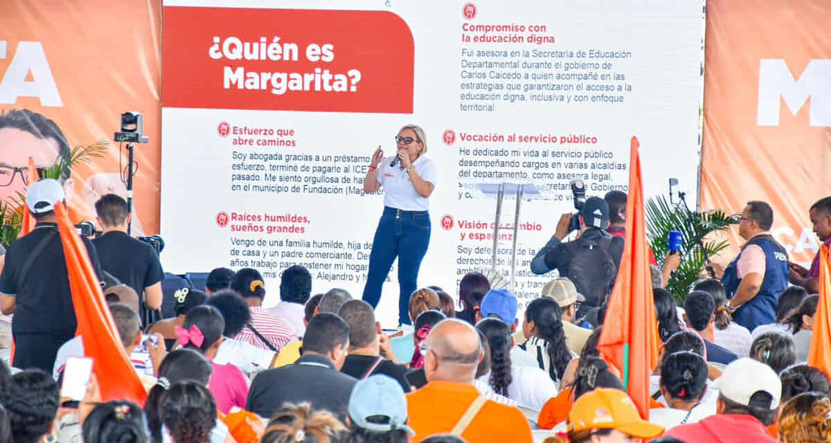 Margarita Guerra afirma que, de Norte a Sur, el Magdalena no se confunde, vota por la continuidad del cambio