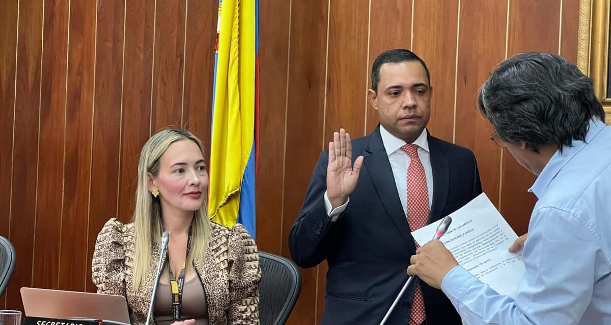 Senador Carlos Mario Farelo elegido  presidente de la Comisión de Derechos Humanos