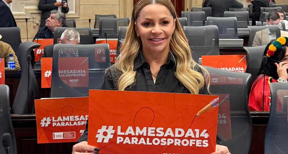 “Semana 14 para los maestros ya va por cuarto debate y eso es una gran noticia”: Ingrid Aguirre