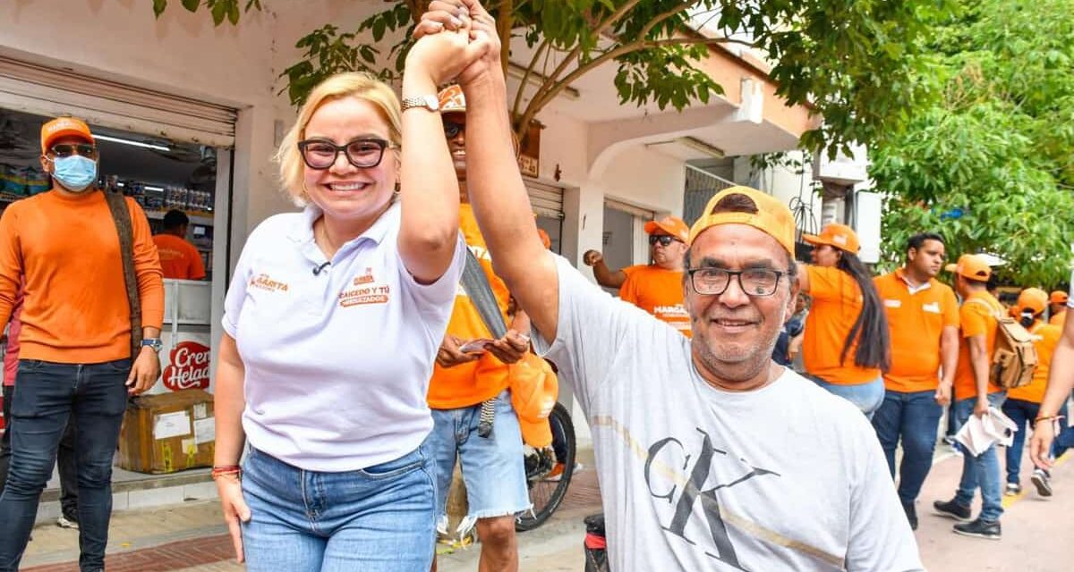 Margarita Guerra camina la Quinta Avenida y la muestra como símbolo de progreso del caicedismo