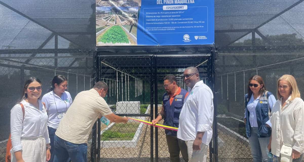 CORPAMAG, lideró entrega de viveros bioclimáticos en Algarrobo y El Piñón