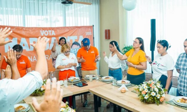 Con toda la FE iglesias, pastores, líderes sociales, sindicatos y políticos  están con Margarita Guerra a la Gobernación