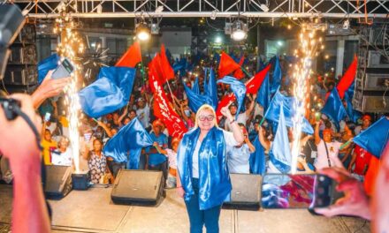 El color naranja tiene nuevos aliados, el azul y rojo de Ciénaga grita Margarita Guerra  