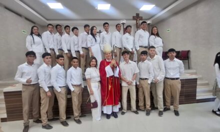 “La mejor herencia es la FE, lleven siempre a Jesús en su corazón”: Monseñor Bacci a estudiantes de C E COOEDUMAG