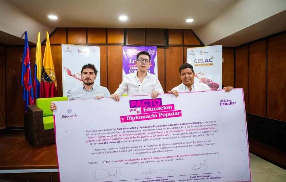 UNIMAGDALENA: escenario del pacto por la Educación y la Diplomacia Popular