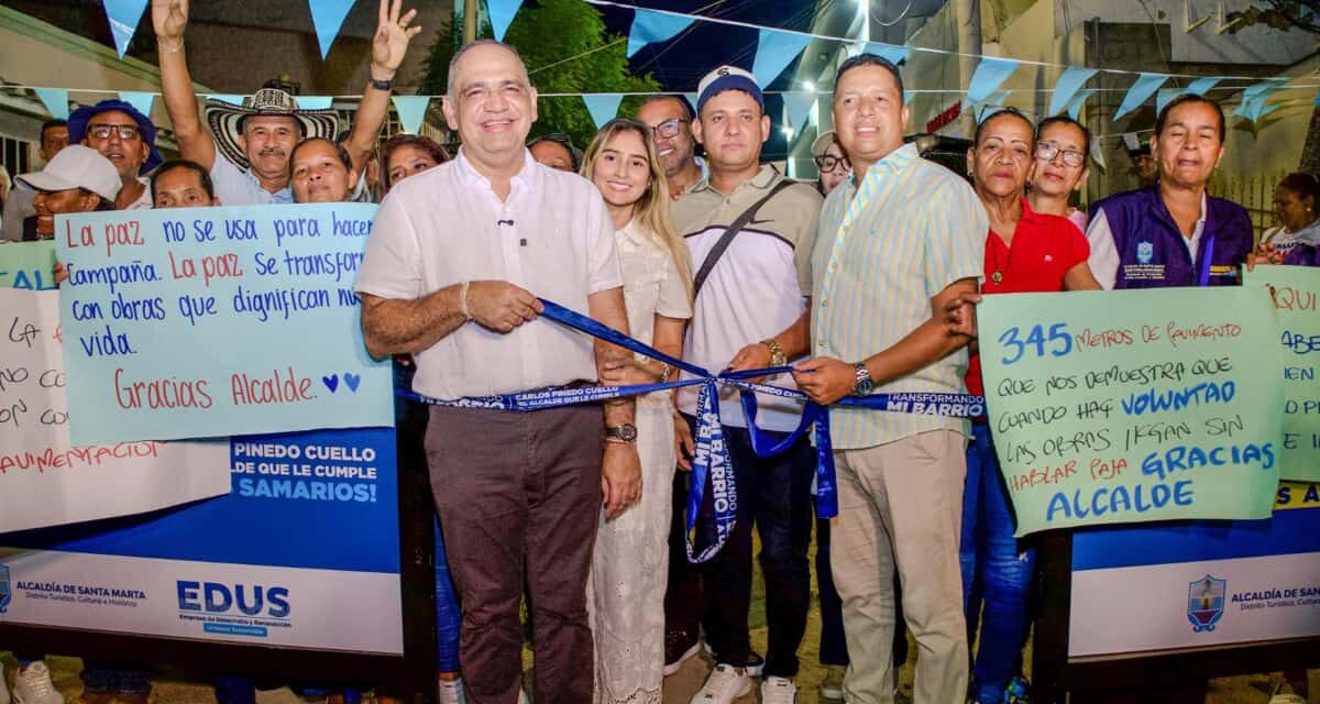 A La Paz, llega la maquinaria de transformación del gobierno Pinedo Cuello
