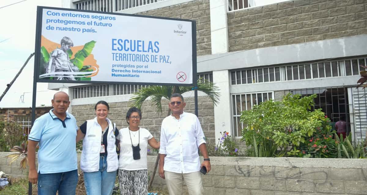 Escuelas Territorios de Paz, ya van 15 municipios priorizados, un trabajo en equipo