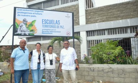 Escuelas Territorios de Paz, ya van 15 municipios priorizados, un trabajo en equipo