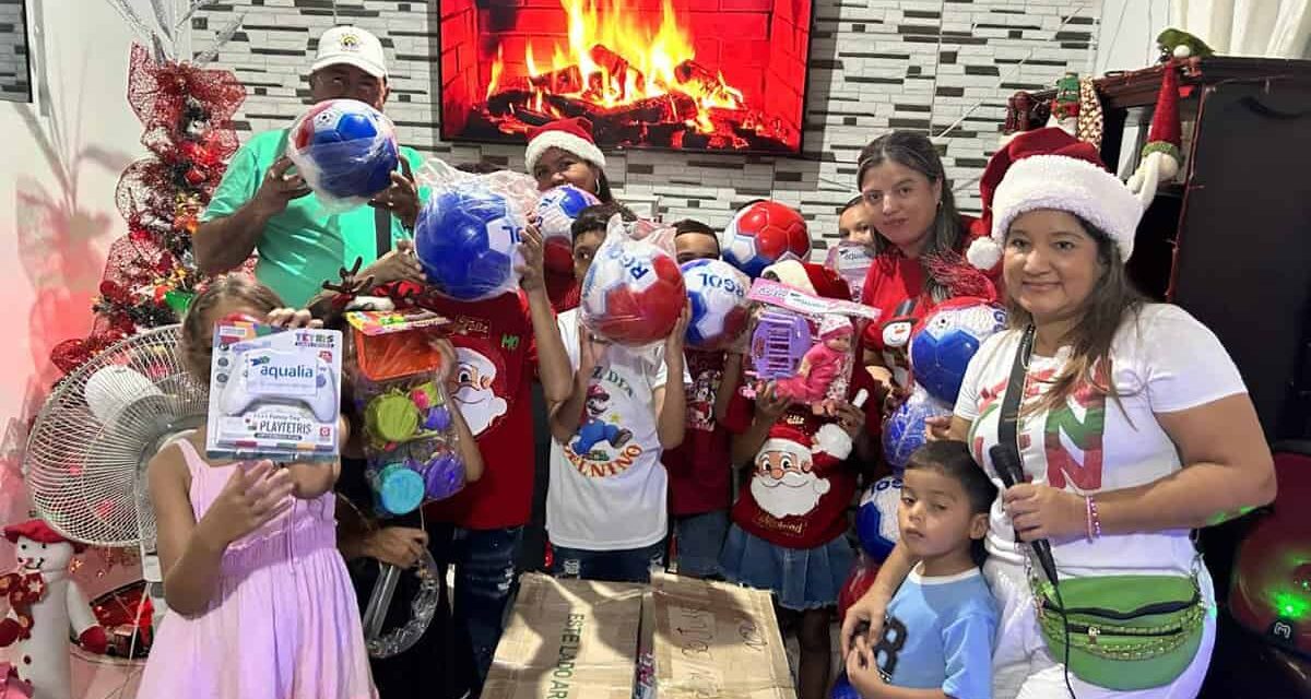 AQUALIA, se puso la 10 y  entregó más de 9.800 regalos de Navidad a niños de 27 municipios del país