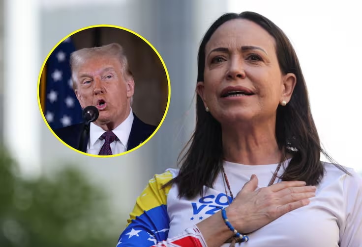 María Corina Machado y Donald Trump se ven el jueves en la Casa Blanca